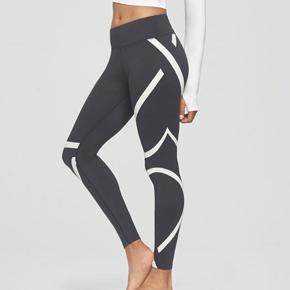 Leggings Sport Women Fitness Splice Skinny Gym Leggings - GilloServ
