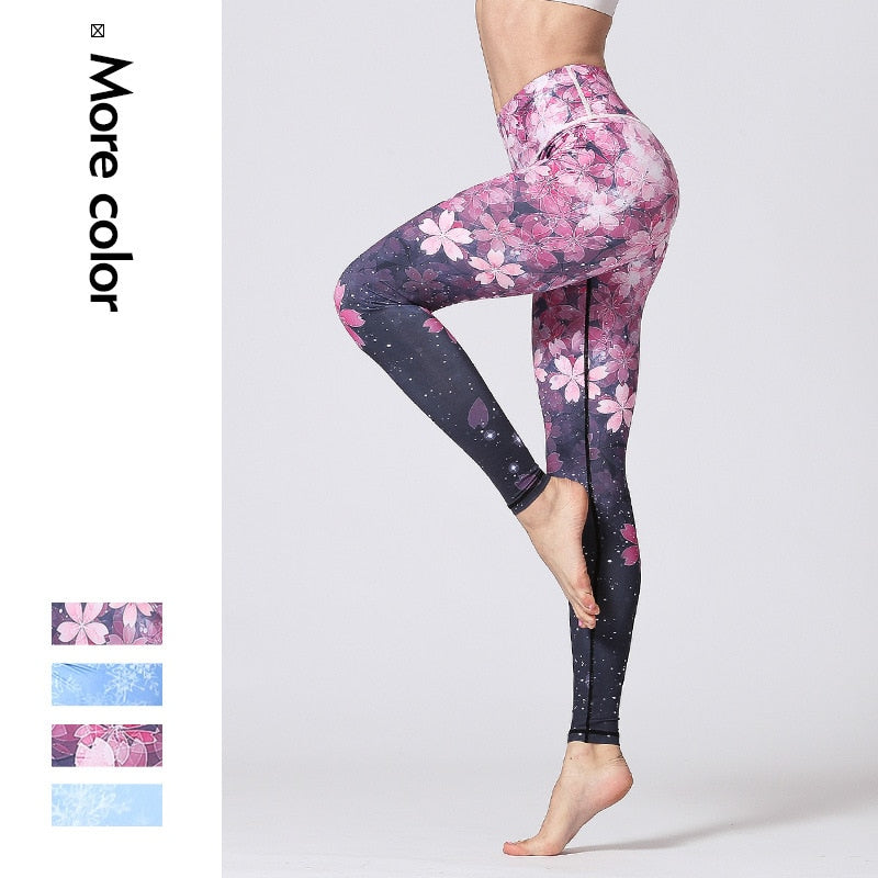 Women Fitness Yoga Pants Slim High waist Sport Leggings - GilloServ