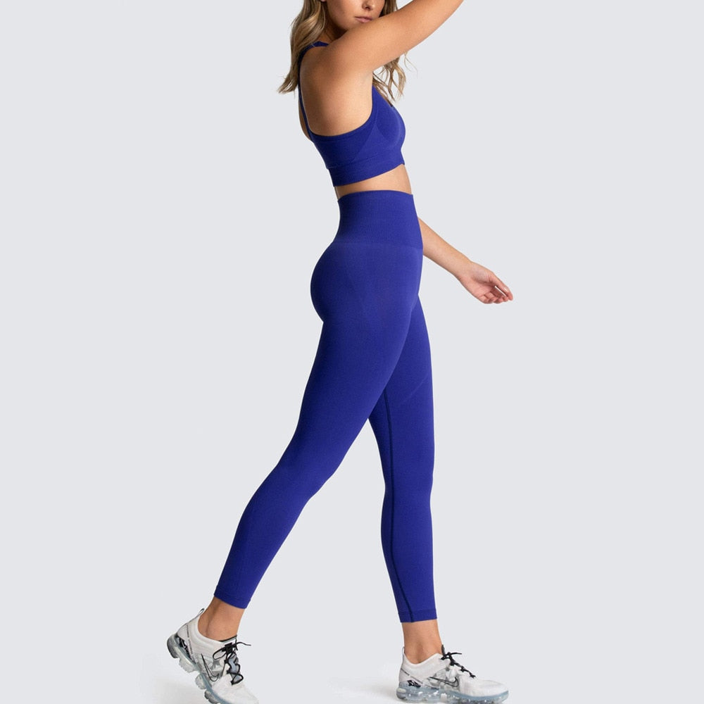 Seamless Gym Set Nylon Sportswear - GilloServ