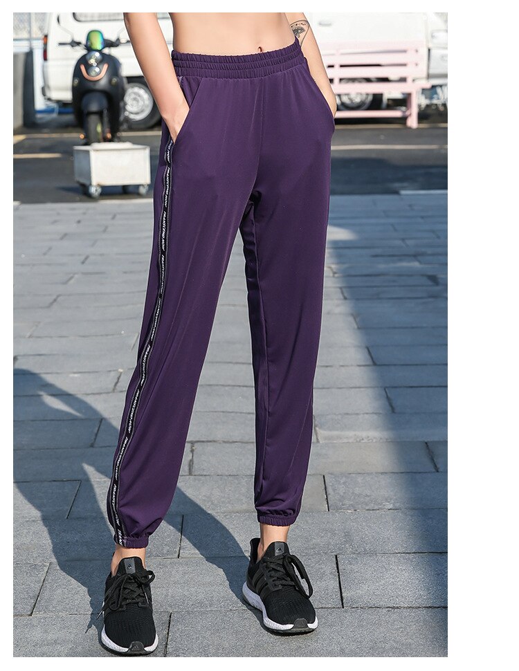 Sport Pants Women Loose Long Gym Elastic Walking Pantalon - GilloServ