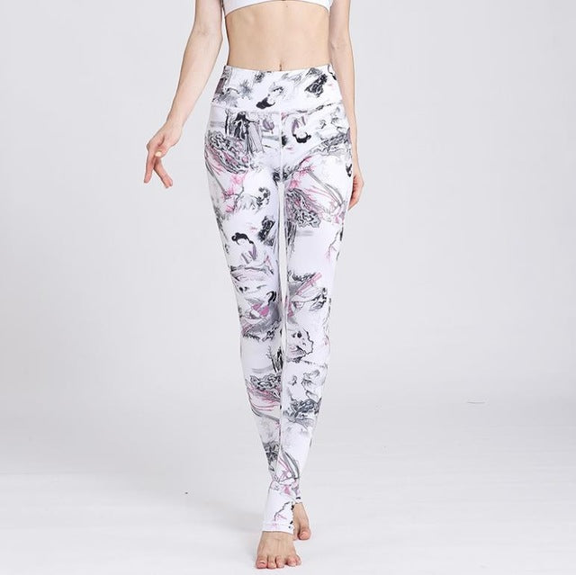 Gym Fitness Yoga Pants Slim High waist Sport Leggings - GilloServ