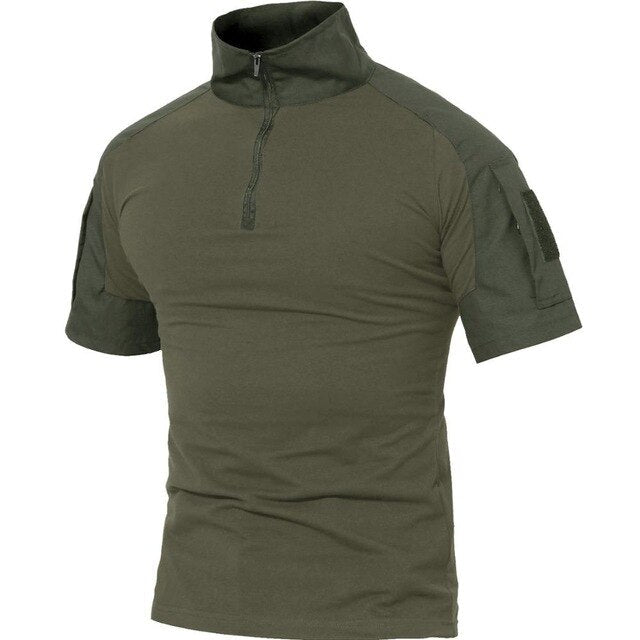 T-shirts Men Summer Cotton Tactical Tops Tees Military Style - GilloServ