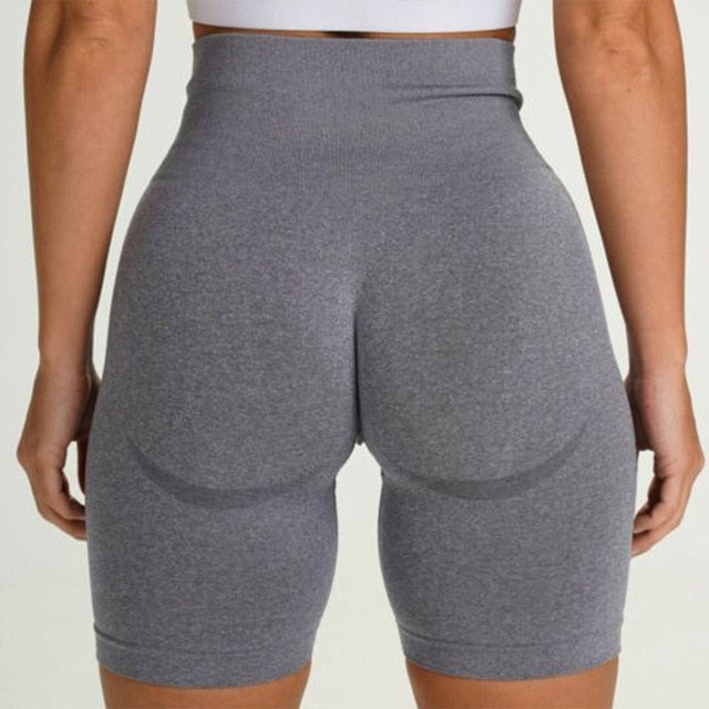 High Waist Workout Shorts Summer Seamless Fitness Yoga Short - GilloServ