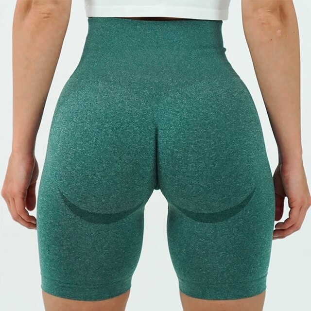 High Waist Workout Shorts Summer Seamless Fitness Yoga Short - GilloServ
