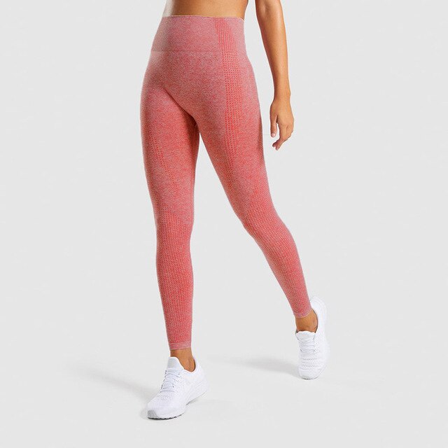 Solid High Waist Energy Seamless Yoga Leggings - GilloServ