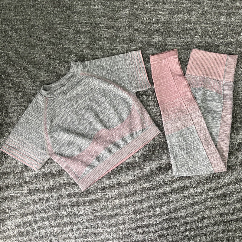 Yoga set Women Gym Clothes Seamless Fitness Sportswear - GilloServ