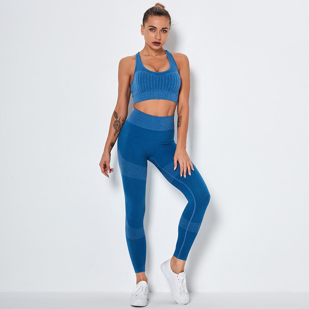 Seamless Yoga Fitness Set Women Sportswear - GilloServ