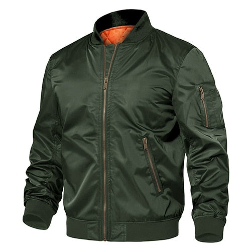 Winter Military Jacket Outwear Men Cotton Padded Pilot Army Bomber Jacket Coat Casual Baseball Jackets Varsity Jackets-0