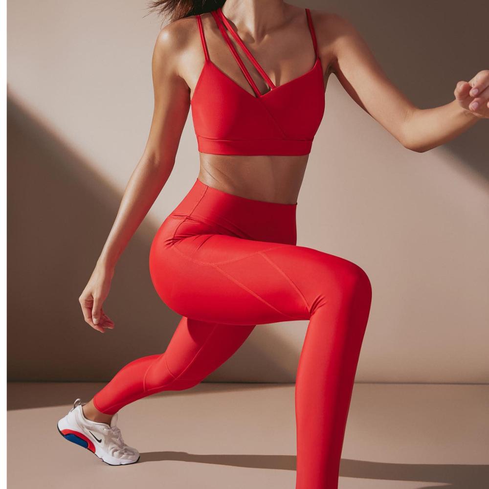 Seamless Yoga Set High Stretch Tracksuit For Women Sleeveless - GilloServ