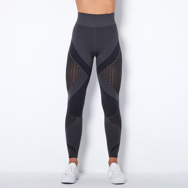 Seamless Yoga Set Women Gym Clothes Long Sleeve Crop - GilloServ