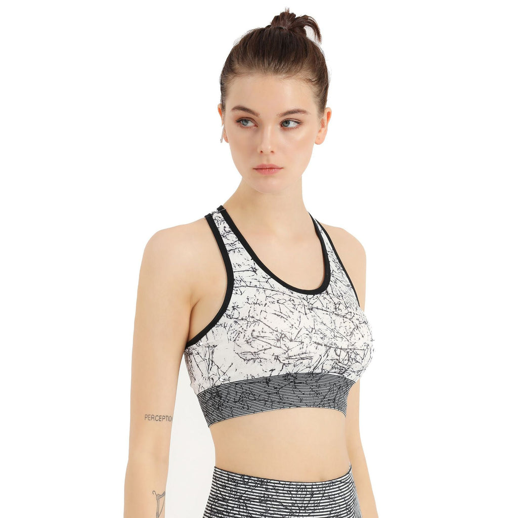 Women Seamless Gym Yoga Suit Tank Crop Top - GilloServ