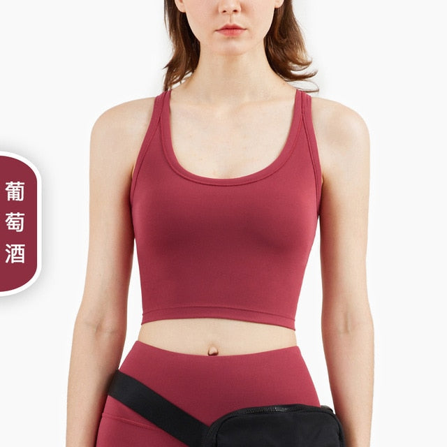 Solid Seamless Vest Top Energy Yoga - GilloServ