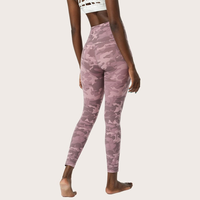 Four Ways Stretchy Yoga Pants Sport Gym Legging /8 Length - GilloServ