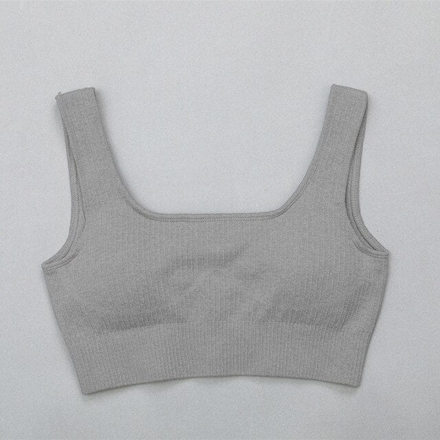 High Waist Sports Bra+ Legging Gym Clothing Seamless Fitness - GilloServ