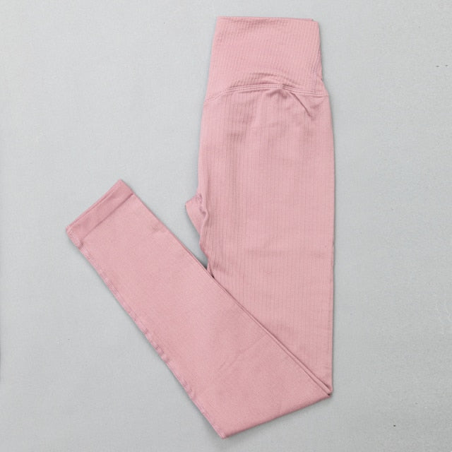 High Waist Sports Bra+ Legging Gym Clothing Seamless Fitness - GilloServ