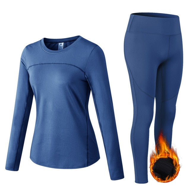 Thermal Sports Suits Women Workout Yoga - GilloServ
