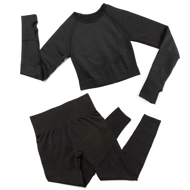 Gym Sport Outfits Yoga Clothing Set - GilloServ