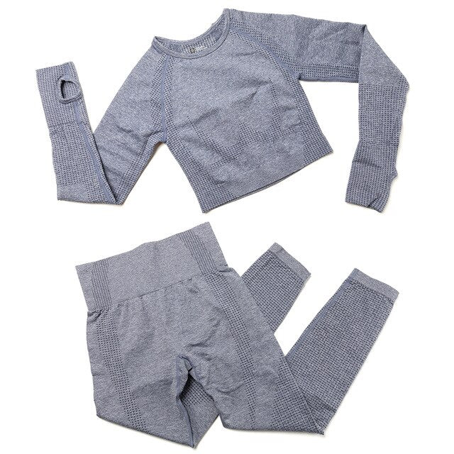 Gym Sport Outfits Yoga Clothing Set - GilloServ
