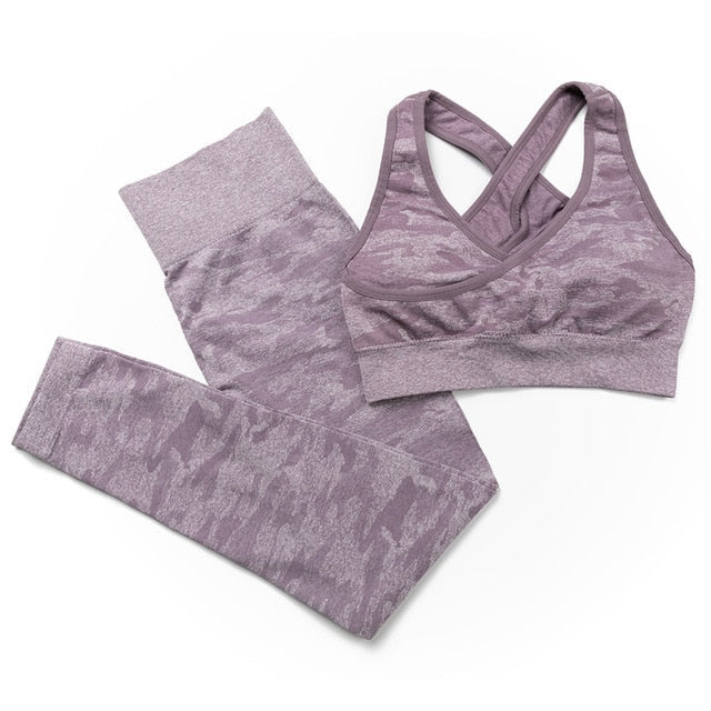 Sport Suits Yoga Sets Gym Clothing Fitness Leggings - GilloServ