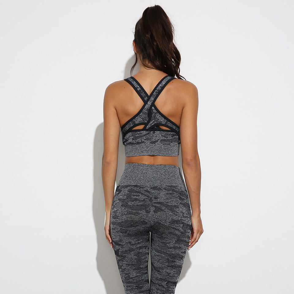 Sport Suits Yoga Sets Gym Clothing Fitness Leggings - GilloServ