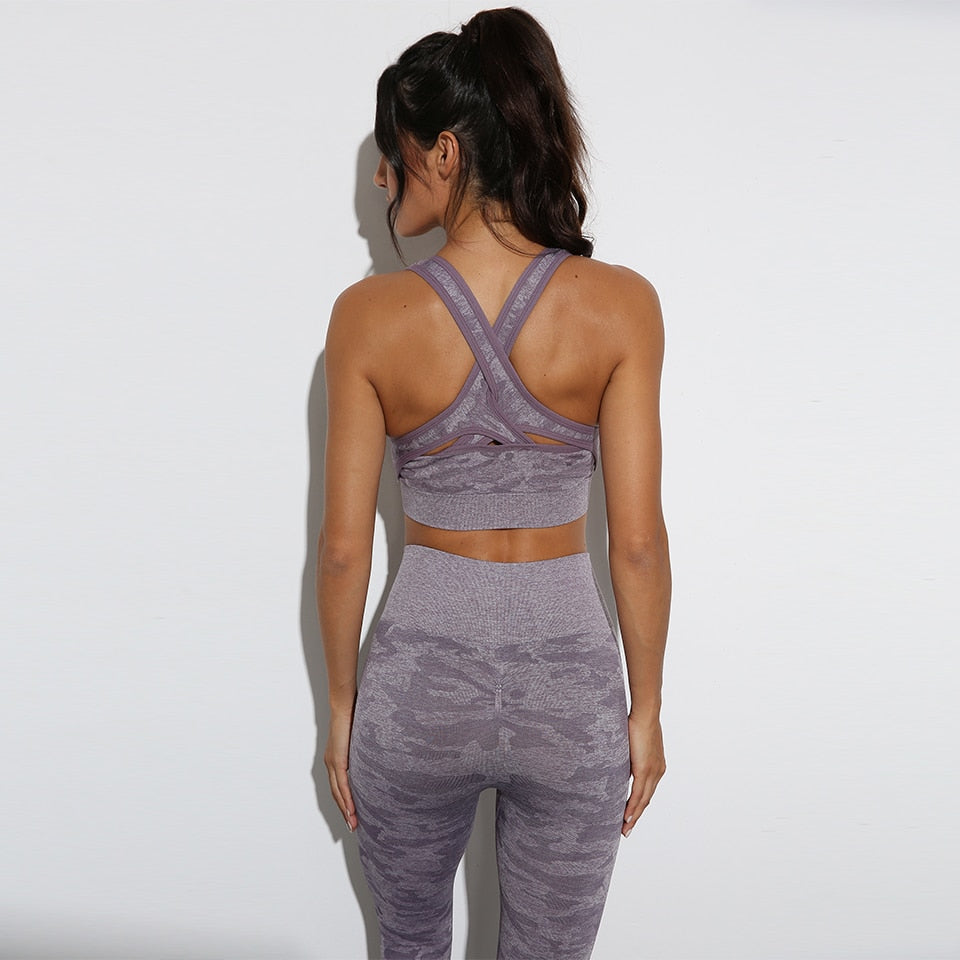 Sport Suits Yoga Sets Gym Clothing Fitness Leggings - GilloServ