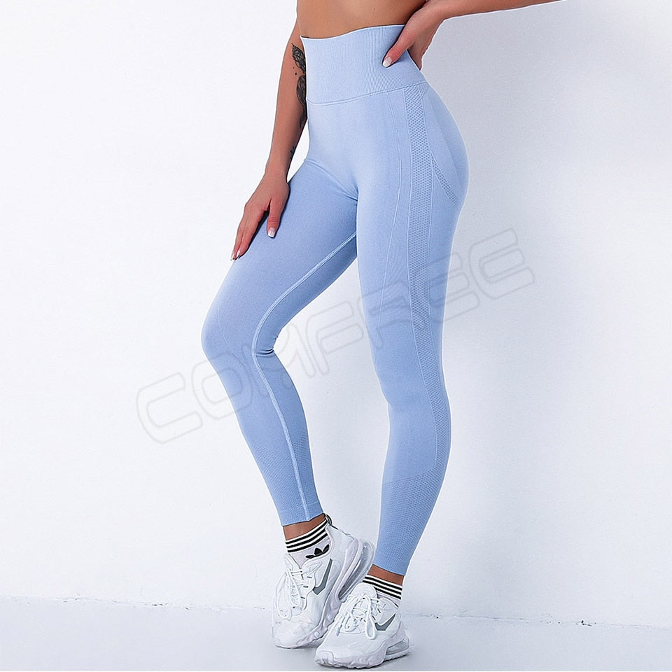 Yoga Pants Hip Push Up Sports Seamless Gym Leggings - GilloServ