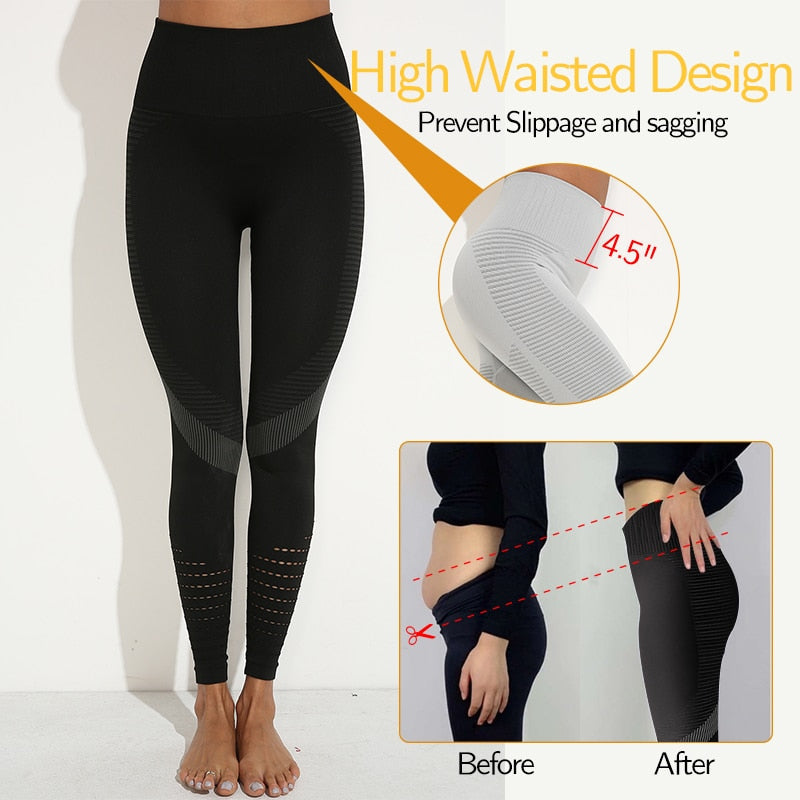 High Waist Fitness Leggings Push Up Women Exercise Pant - GilloServ