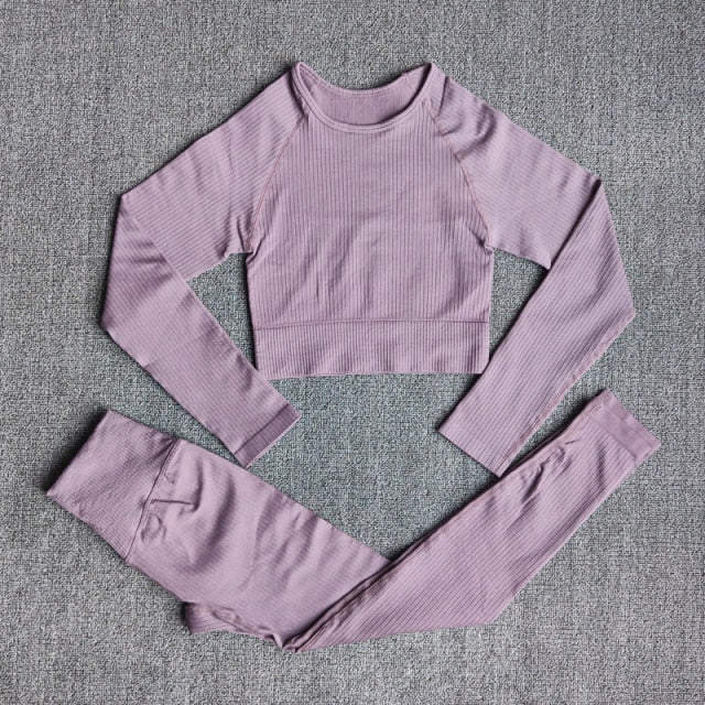Yoga Set Seamless Women & #39;s Sportswear - GilloServ
