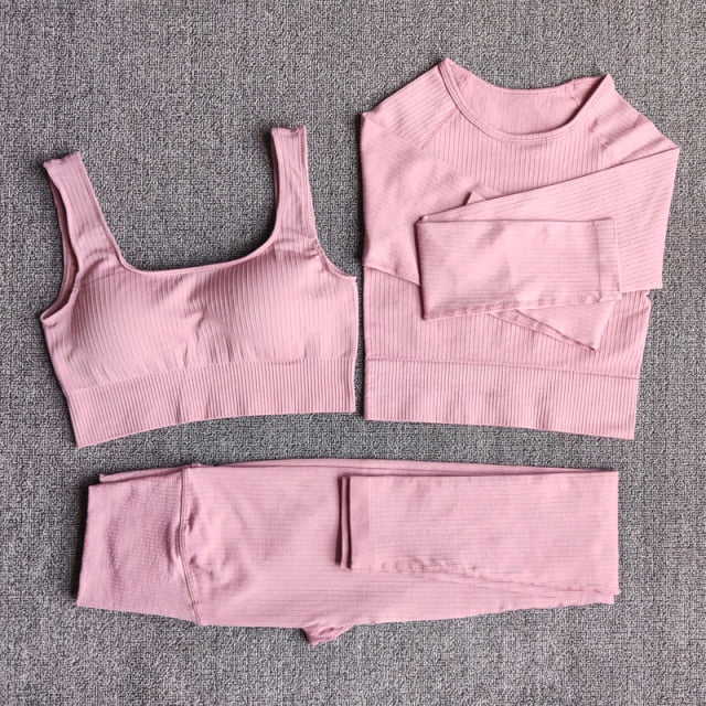 Yoga Set Seamless Women & #39;s Sportswear - GilloServ