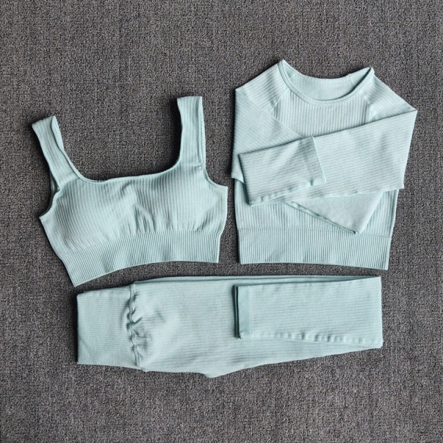 Yoga Set Seamless Women & #39;s Sportswear - GilloServ
