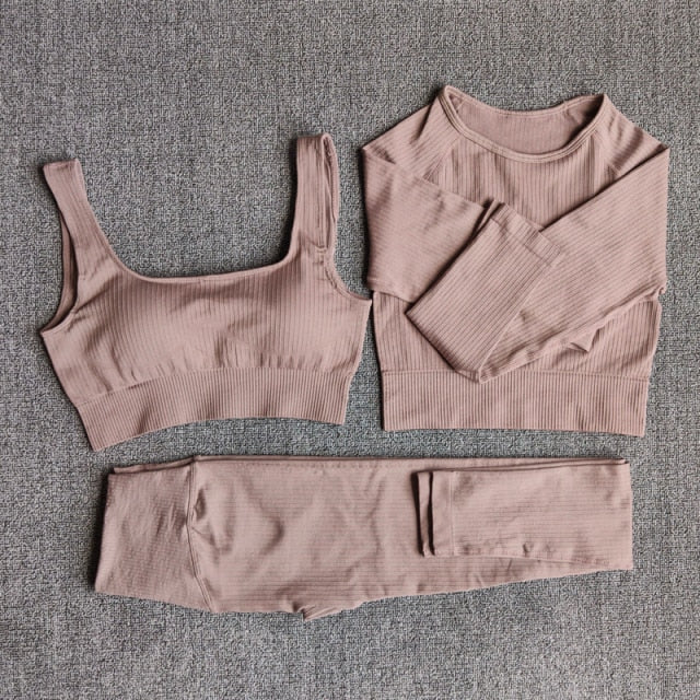 Yoga Set Seamless Women & #39;s Sportswear - GilloServ