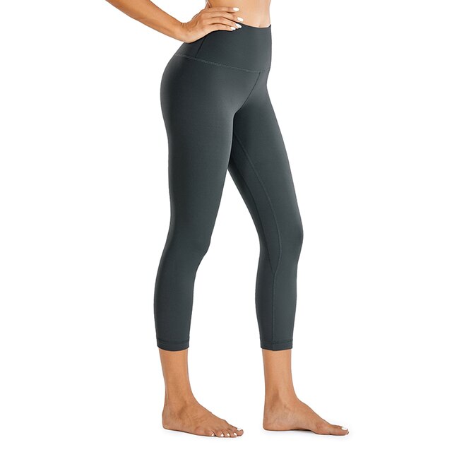 Matte Brushed Yoga Leggings 21 Inches - GilloServ