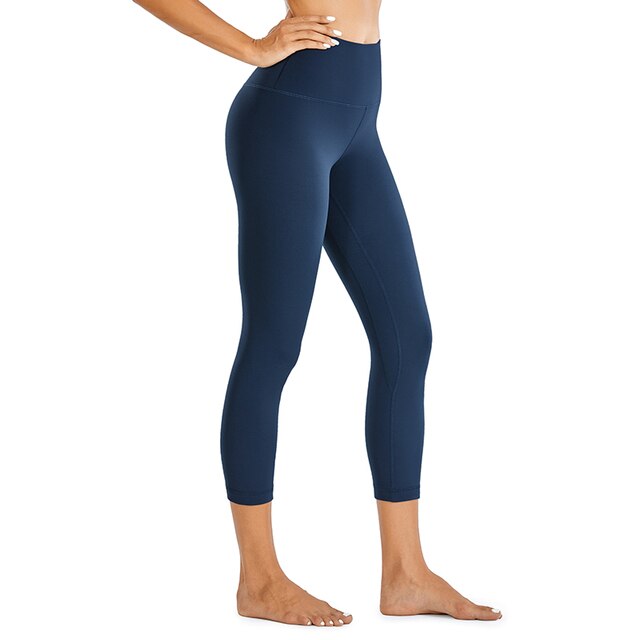 Matte Brushed Yoga Leggings 21 Inches - GilloServ