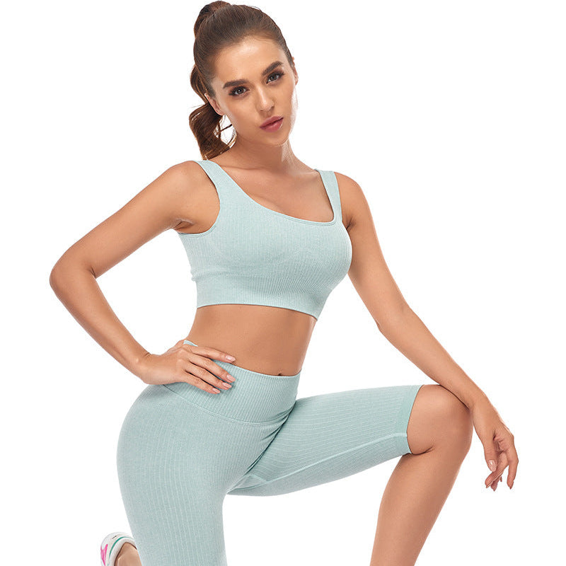 Women Yoga Set Sports Bra