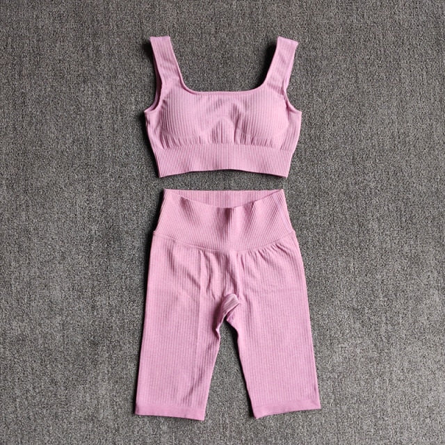 Women Yoga Set Sports Bra