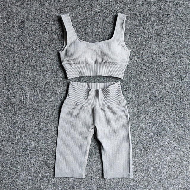 Women Yoga Set Sports Bra