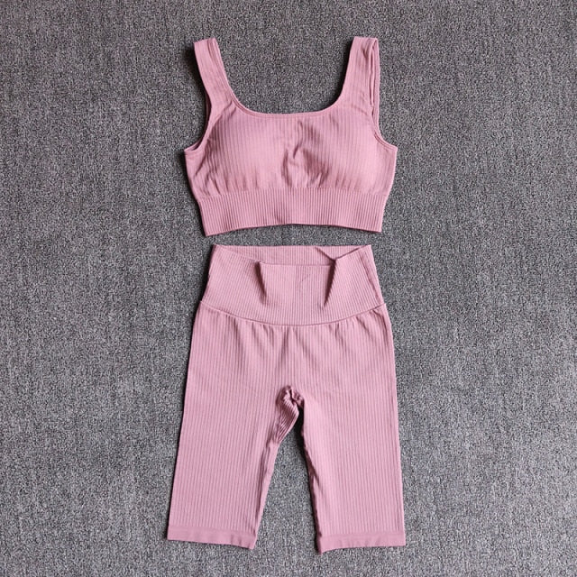 Women Yoga Set Sports Bra