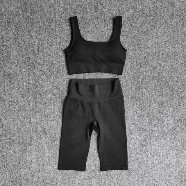 Women Yoga Set Sports Bra