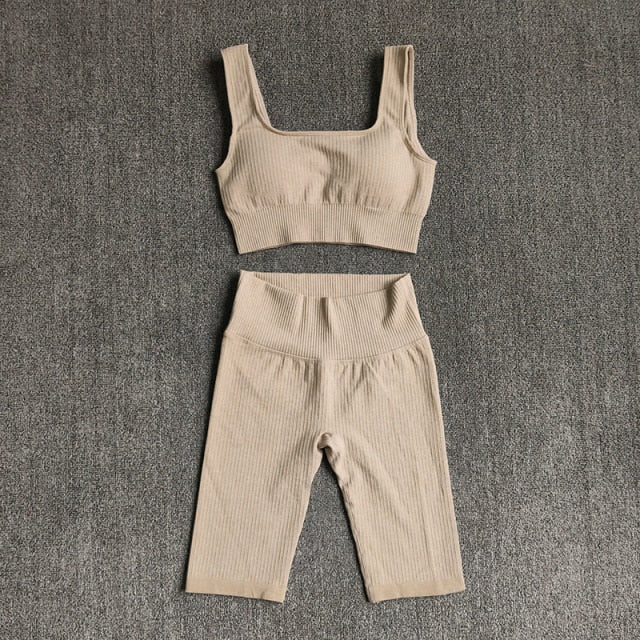 Women Yoga Set Sports Bra