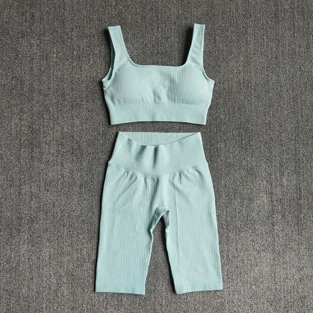 Women Yoga Set Sports Bra