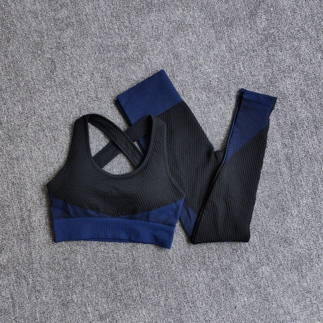 Women Fitness Sport Yoga Suit Seamless Women Yoga Sets - GilloServ