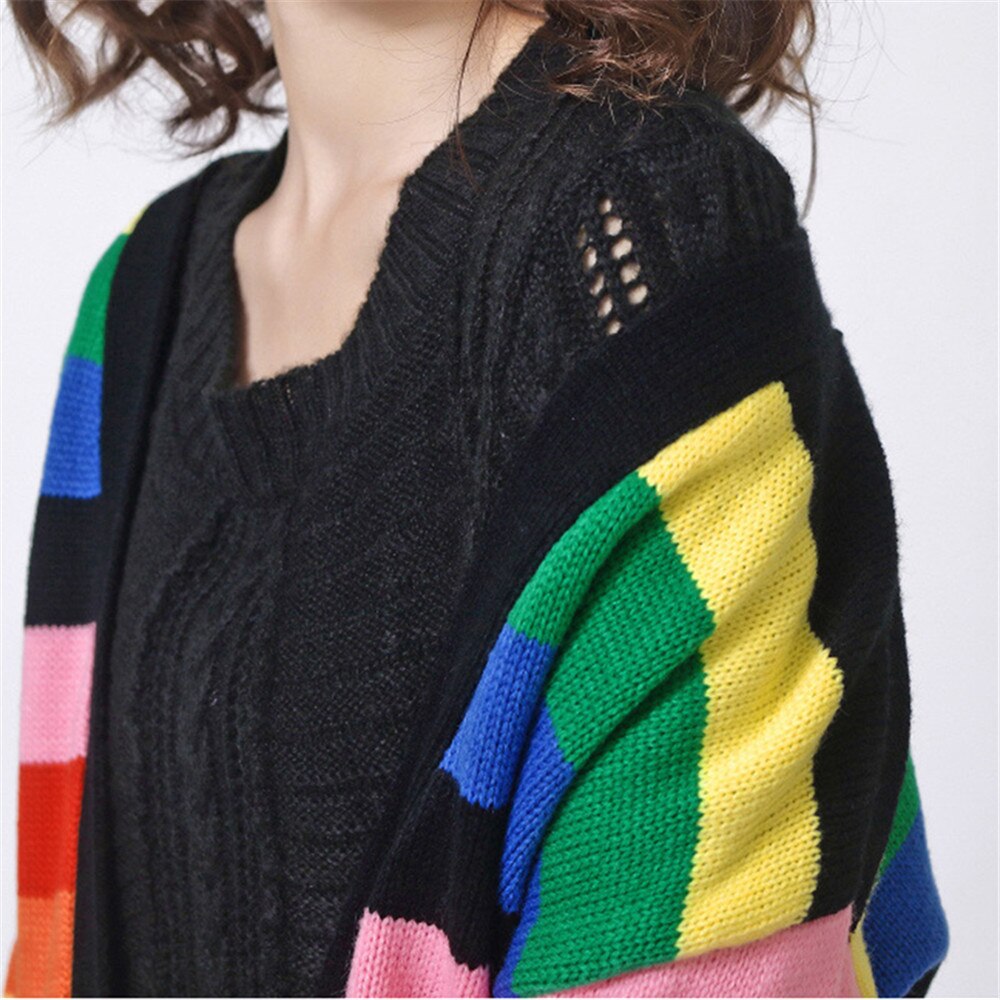 Oversized Cardigan Long Knitted Sweater Tops - GilloServ