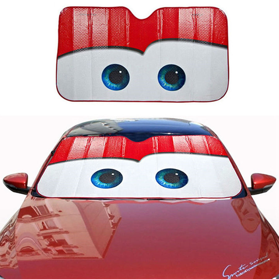 6 Colors Eyes Heated Windshield Sunshade Car Window Windscreen - GilloServ