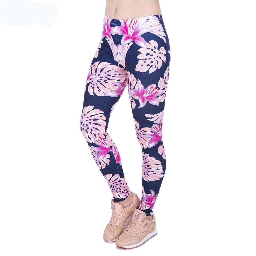 Pink Vegetation Printing Fashion Women - GilloServ