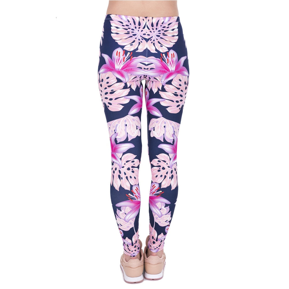 Pink Vegetation Printing Fashion Women - GilloServ