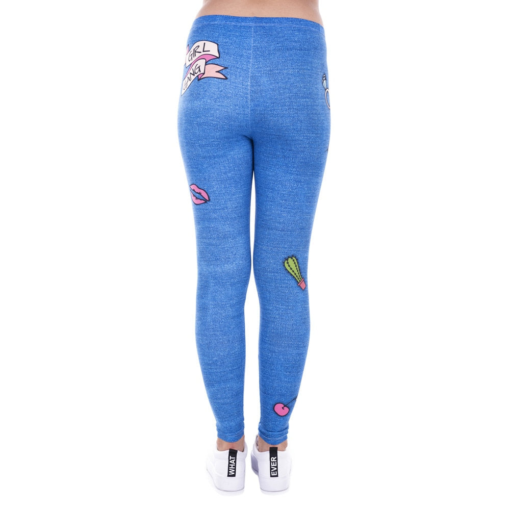 Fashion Legging Female Design Printed - GilloServ