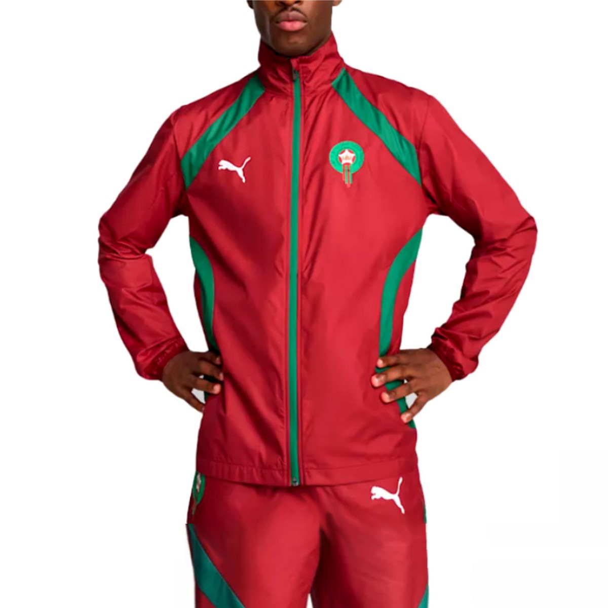 Morocco pre-match presentation soccer tracksuit - GilloServ