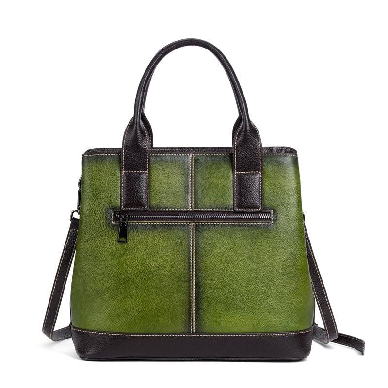 Women Leather Handbag Purse Top Handle Crossbody Bag - GilloServ