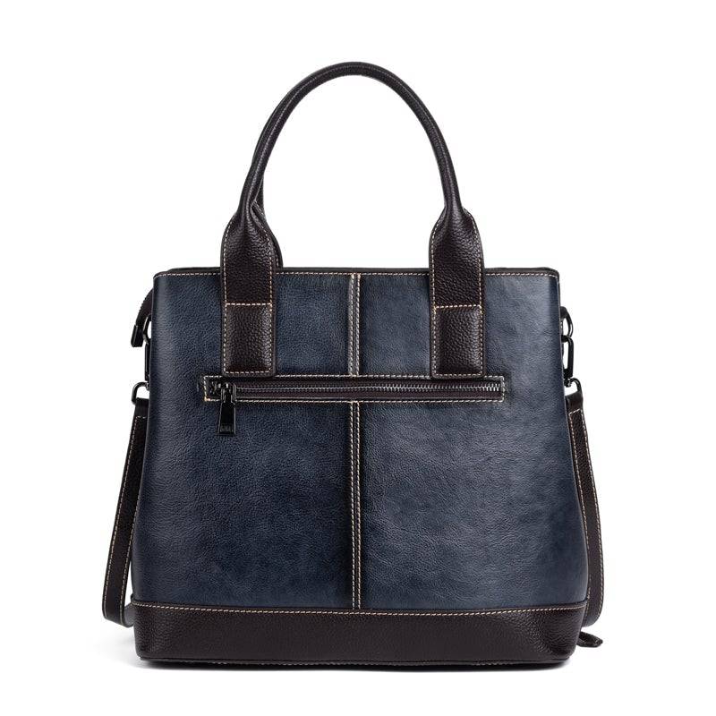 Women Leather Handbag Purse Top Handle Crossbody Bag - GilloServ