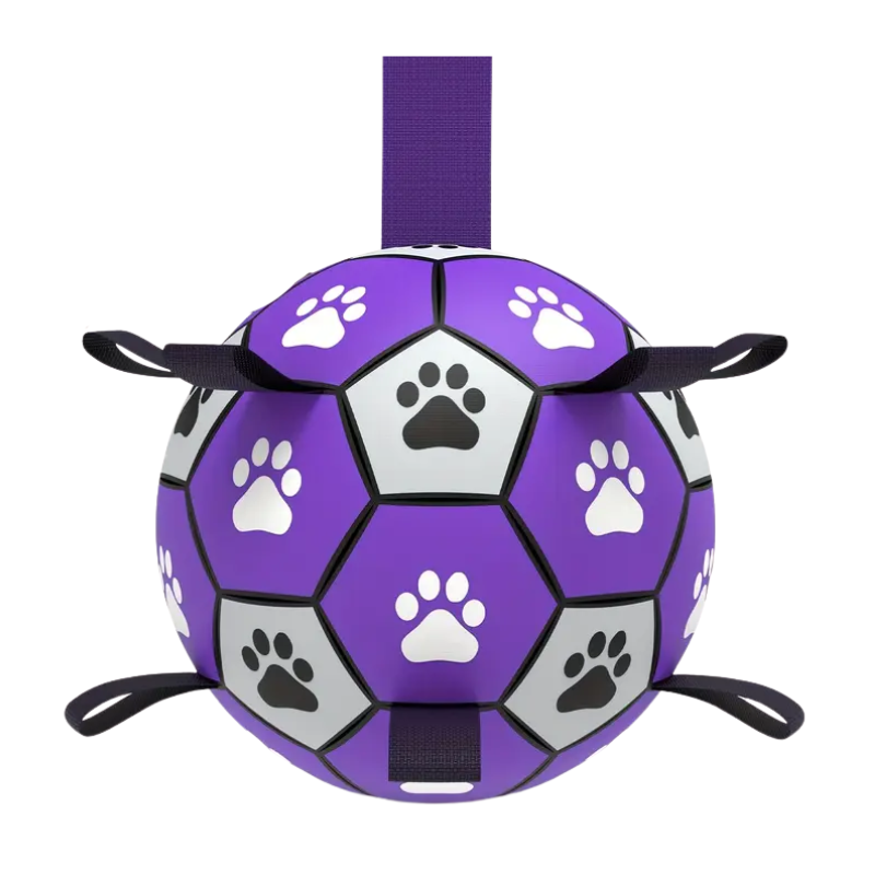 Rubber Dog//Durable Soccer Ball with Straps - GilloServ
